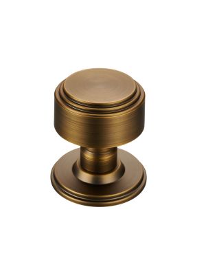 Deco Door Knob - Parisian Bronze