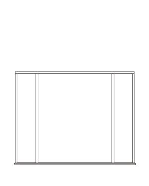 Hardwood External Double Door Frame with Double Sidelights
