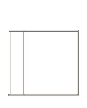 Hardwood External Double Door Frame with Left Handed Sidelight