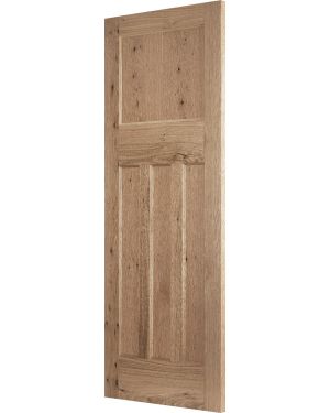 DX / 1930s Rustic Oak Fire Door (FD30)