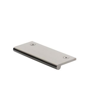 Heritage Brass EP Edge Pull Cabinet Handle 100mm Satin Nickel finish
