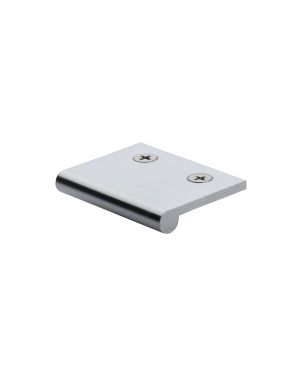 Heritage Brass EP Edge Pull Cabinet Handle 50mm Satin Chrome finish