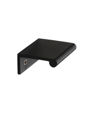 Heritage Brass EPR Edge Pull Cabinet Handle 50mm Matt Black finish