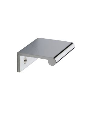 Heritage Brass EPR Edge Pull Cabinet Handle 50mm Polished Chrome finish