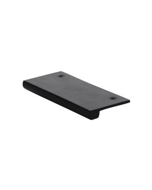 Heritage Brass EPT Edge Pull Cabinet Handle 100mm Matt Black finish