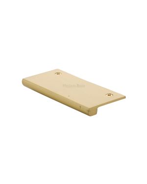 Heritage Brass EPT Edge Pull Cabinet Handle 100mm Satin Brass finish