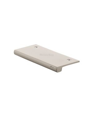 Heritage Brass EPT Edge Pull Cabinet Handle 100mm Satin Nickel finish