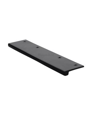 Heritage Brass EPT Edge Pull Cabinet Handle 200mm Matt Black finish