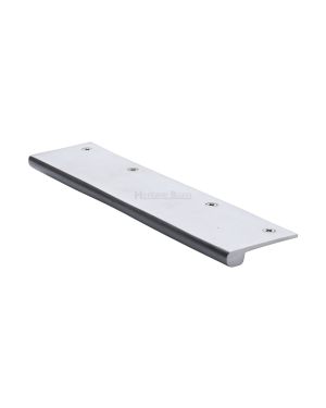 Heritage Brass EPT Edge Pull Cabinet Handle 200mm Satin Chrome finish