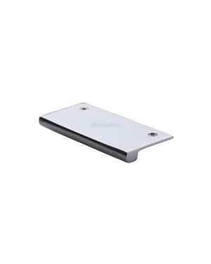 Heritage Brass EPT Edge Pull Cabinet Handle 50mm Polished Chrome finish