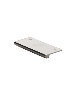 Heritage Brass EPT Edge Pull Cabinet Handle 50mm Polished Nickel finish