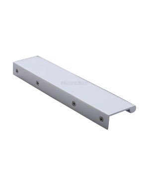 Heritage Brass EPTR Edge Pull Cabinet Handle 200mm Polished Chrome finish