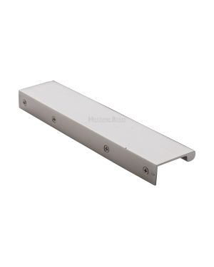Heritage Brass EPTR Edge Pull Cabinet Handle 200mm Polished Nickel finish