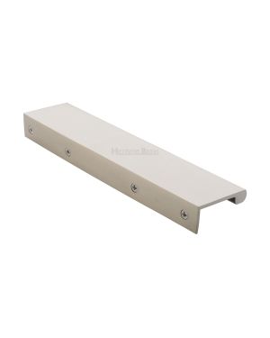Heritage Brass EPTR Edge Pull Cabinet Handle 200mm Satin Nickel finish