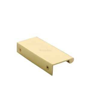 Heritage Brass EPTR Edge Pull Cabinet Handle 50mm Polished Brass finish