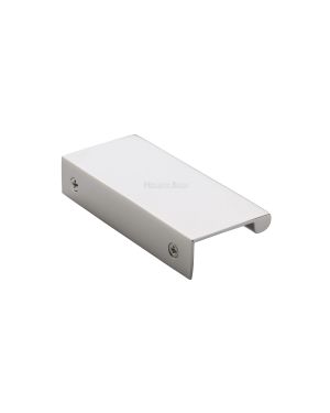 Heritage Brass EPTR Edge Pull Cabinet Handle 50mm Polished Nickel finish