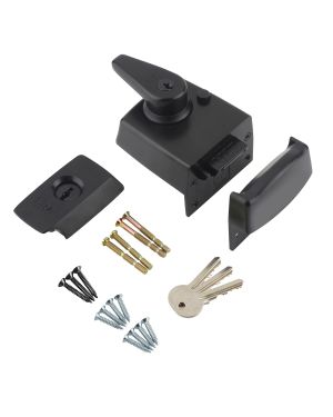 ERA1930 British Standard Deadlocking Nightlatch - Black