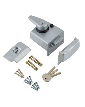ERA1930 British Standard Deadlocking Nightlatch - Satin Chrome