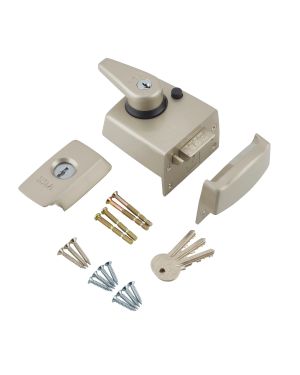 ERA1930 British Standard Deadlocking Nightlatch - Nickel