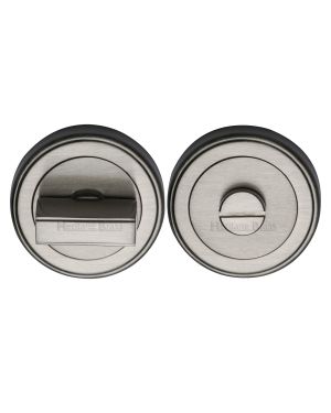 Heritage Brass Turn & Release Satin Nickel finish