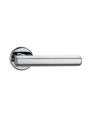 Esagono Lever Handle Pair - Brilliante Chrome