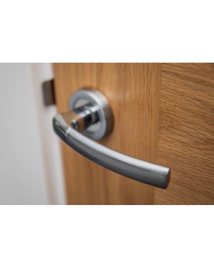 Milau Lever Polished & Satin Chrome (EOL)