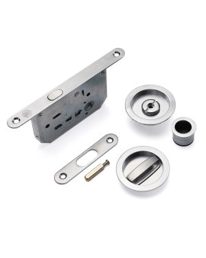 Round Sliding Door Privacy Lock Set (EOL)