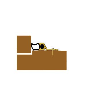 Gold Standard Door Surround Seal 5180mm