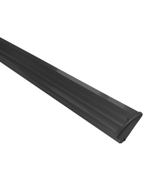 Black Single Door Rain Deflector