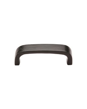 The Cabinet Pull D Shaped 96mm Black Iron