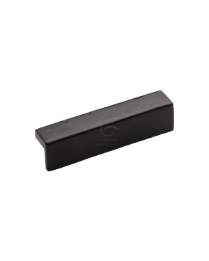 The Cabinet Pull L Design 96mm Black Iron