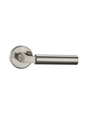 Figlio Lever Handle Pair - Pearlescent Nickel