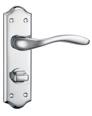 Florence Lever On Backplate - Bathroom