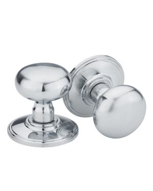 Fungo Mortice Knobs - Satin Chrome (EOL)