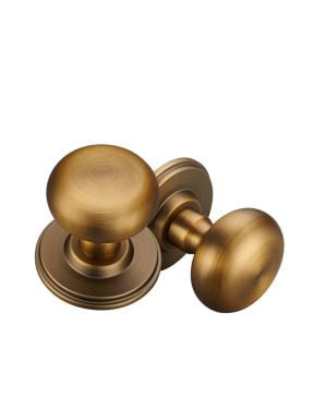 Gallucio Door Knobs - Parisian Bronze