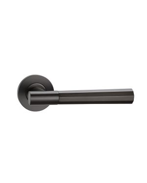 Giza Lever Handle Pair - Dark Bronze Anthracite