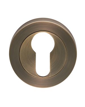 Antique Brass Euro Escutcheon