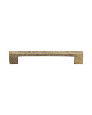 Heritage Brass Cabinet Pull Metro Hammered Design 160mm CTC Antique Brass Finish