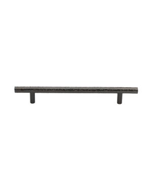 Heritage Brass Cabinet Pull T-Bar Hammered Design 160mm CTC Matt Bronze Finish