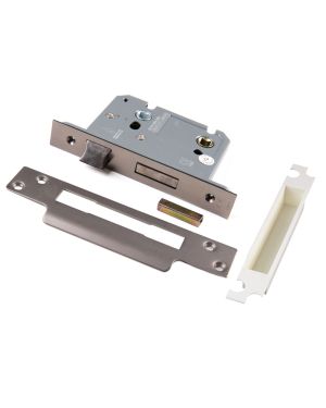 3" (76mm) Heavy Duty Bathroom Lock - Grey