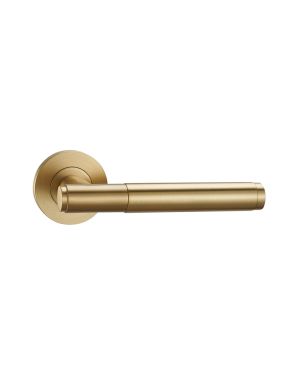 Hermes Lever Handle Pair - Satin Brass