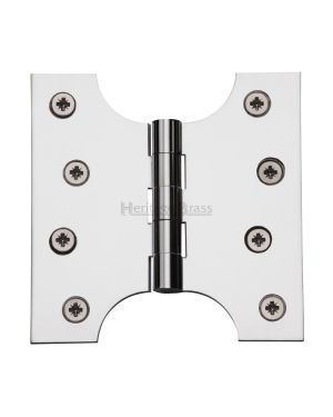 Heritage Brass Parliament Hinge Brass 4 x 2 x 4 Polished Chrome finish