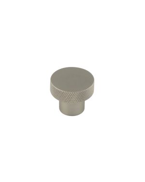 Wenlock Diamond Knurled Cupboard Knob - Satin Nickel