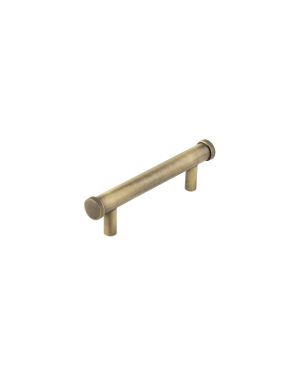 Thaxted Line Knurled Cabinet Handle - Antique Brass