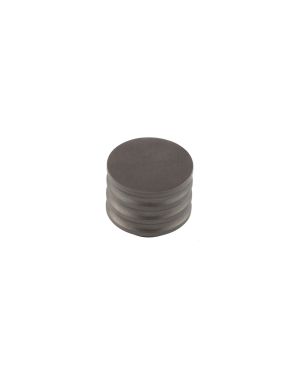 Sturt Grooved Cupboard Knob - Dark Bronze