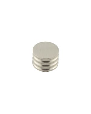Sturt Grooved Cupboard Knob - Satin Nickel