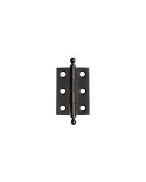Hoxton 2" (50mm) Finial Cabinet Hinge - Matt Black