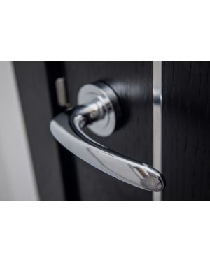 Huron Lever On Rose - Polished Chrome