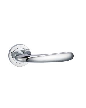 Huron Lever On Rose - Polished Chrome