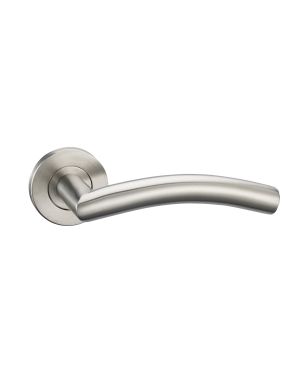 Iller Lever On Rose - Stainless Steel